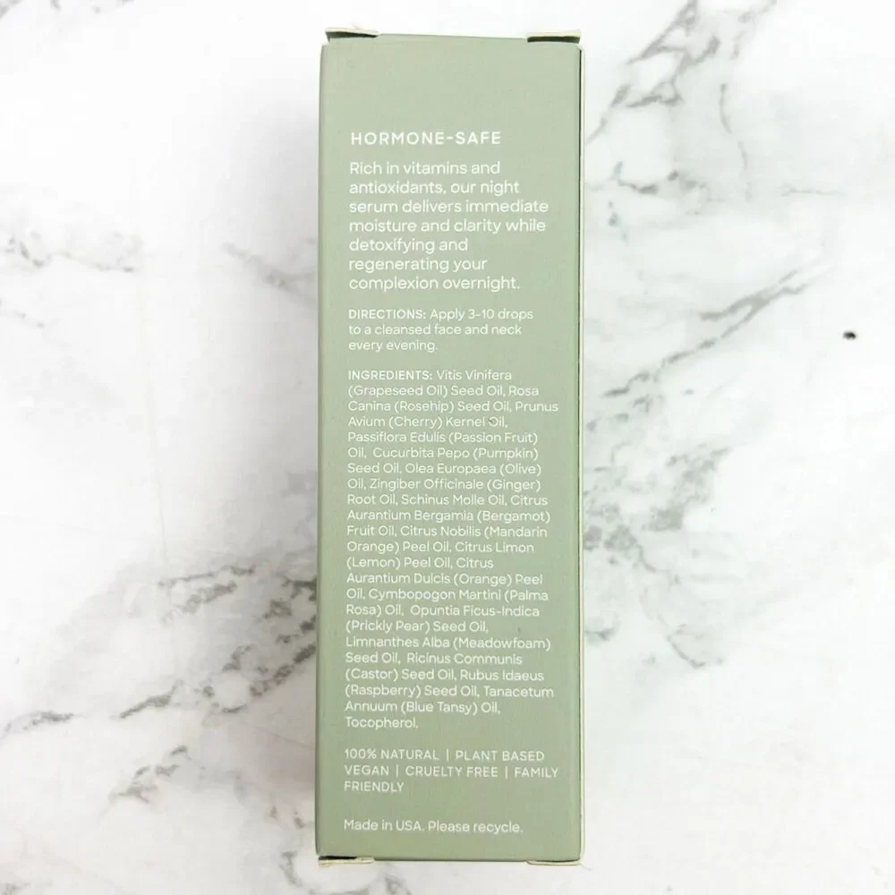 NIB Hugh & Grace Renewing Night Serum, Hormone-Safe Collagen Face Oil
